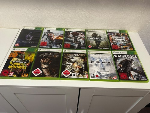 10x xbox 360 spiele - 360, im